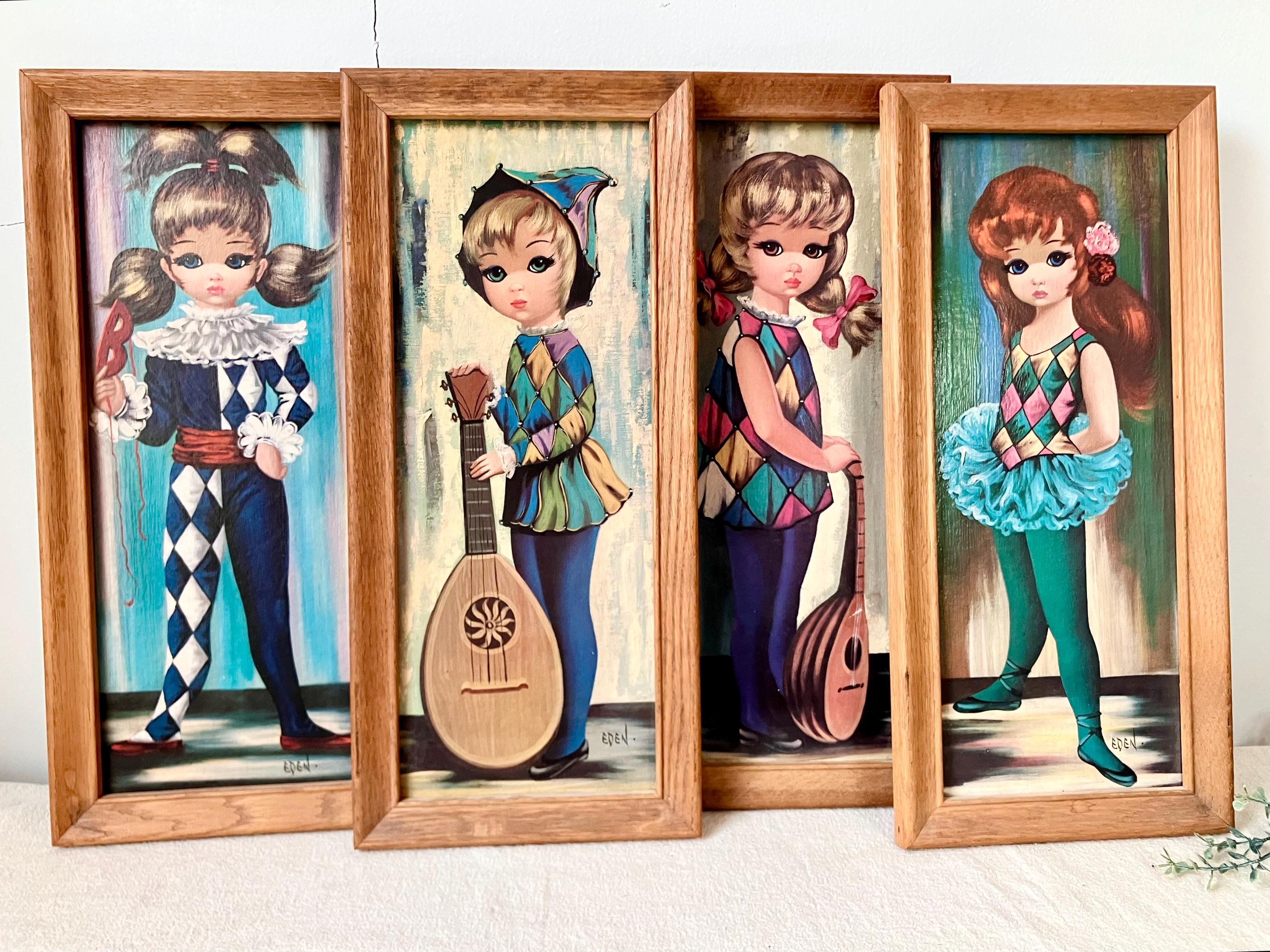 60s Big Eye Art by Eden - Etsy