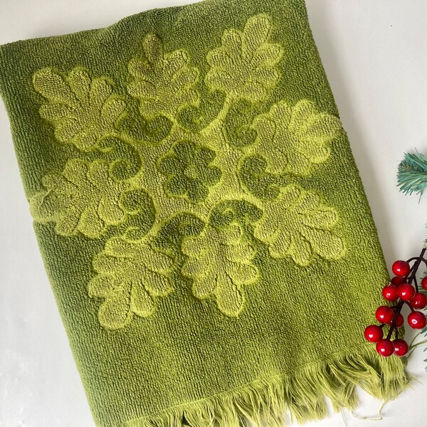 Vintage Bath Towels Etsy
