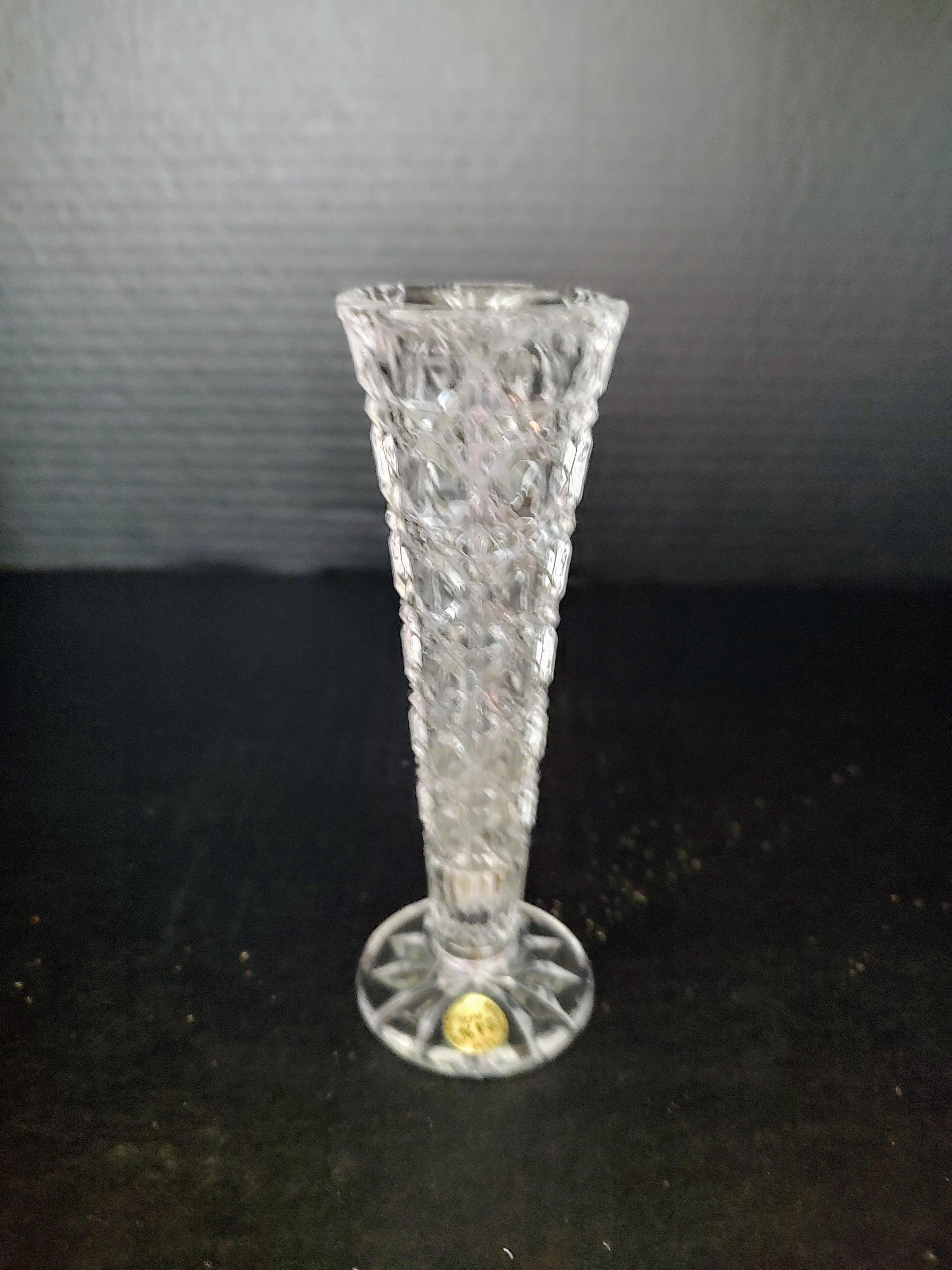 ヴィンテージ 24% 純鉛クリスタル花瓶 - Etsy 日本