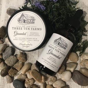 GROUNDED (2 oz)| All Natural | Beard Oil | Beard Care | Natural Ingredients | Hand Crafted | Beard Grooming | Beard Conditioning | Mens Gift