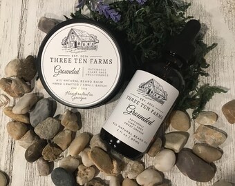 GROUNDED (2 oz)| All Natural | Beard Oil | Beard Care | Natural Ingredients | Hand Crafted | Beard Grooming | Beard Conditioning | Mens Gift