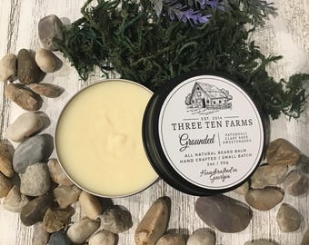 GROUNDED (2 oz) | Beard Balm | All Natural BEARD BALM | Beard Care | Natural Ingredients | Beard Conditioning | Beeswax | Mens Gift | Beard