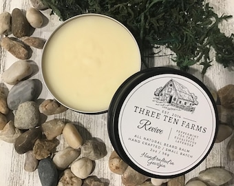 REVIVE (2 oz)| Beard Balm | All Natural BEARD BALM | Beard Care | Natural Ingredients | Beeswax | Beard Grooming | Mens Gift | All Natural