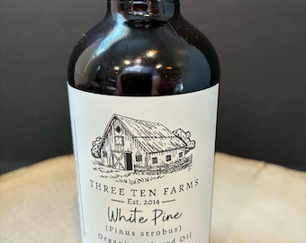 White Pine Herbal Oil | Wild Harvest Infused Oil, 4oz