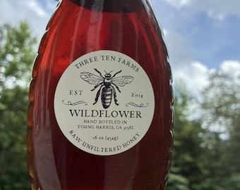 Raw Wildflower Honey | North Georgia Appalachian Honey, 16oz