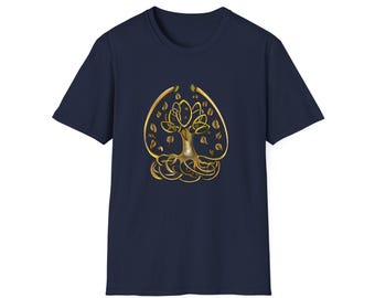 Camiseta del Árbol de la Vida Celta / Símbolo de la Naturaleza del Bosque con Nudos