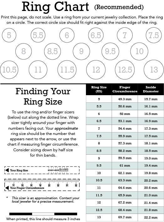 Ring Sizer Gucci Ring Conversion Chart Buy Gold-Toned Rings For