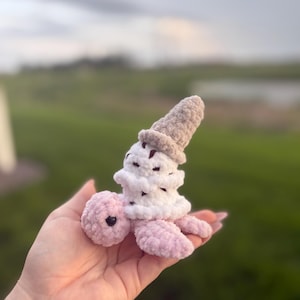 Handmade ice cream cone turtle | gifts | collect | plush