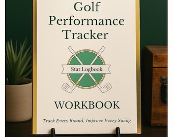 Druckbare Golf Statistik Tracker | Rundes Logbuch (Digitaler Download)