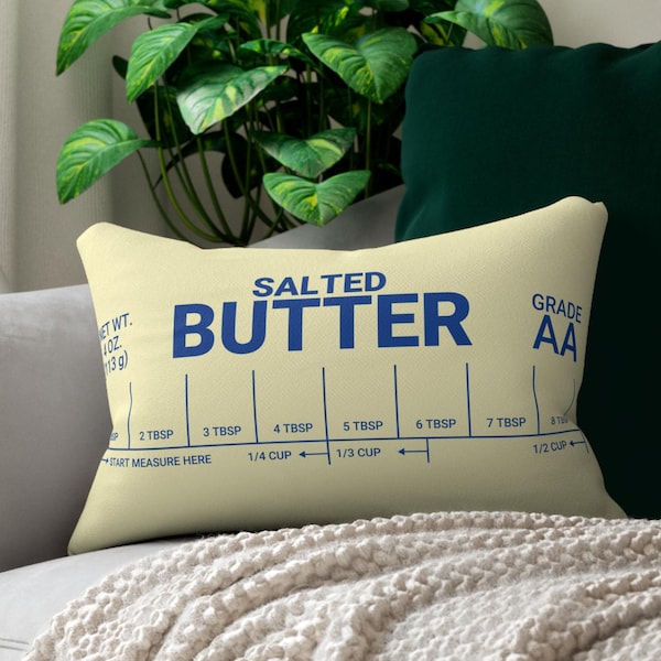 Almohada de mantequilla, regalo para panaderos, regalo de chef casero, amante de la repostería, regalo de inauguración de la casa, regalo para anfitrionas, regalo divertido para chefs, regalo para amantes de la mantequilla