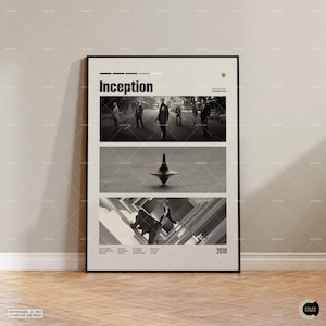 Vintage inspirierter Filmdruck, Retro Filmplakat, Midcentury Modern, Retro Fernsehserie Plakat, Minimale Filmkunst, Individuelles Filmplakat
