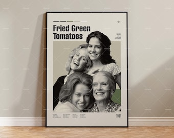 Fried Green Tomatoes, Retro Movie Poster, Midcentury Modern, Retro Tv Show Poster, Minimal Movie Art, Best Movies, Custom Movie Poster