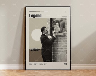 Legend, Retro Movie Poster, Midcentury Modern, Retro Tv Show Poster, Minimal Movie Art, Best Movies of All Time, Custom Movie Poster