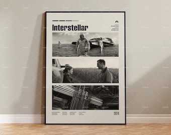 Vintage Inspired Movie Print, Retro Movie Poster, Midcentury Modern, Retro TV Show Poster, Minimal Movie Art, Custom Movie Poster