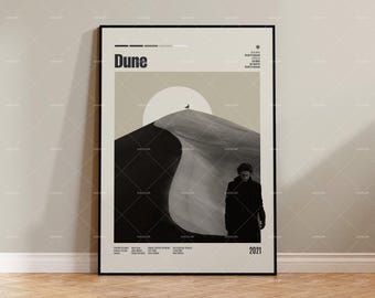 Vintage Inspired Movie Print, Retro Movie Poster, Midcentury Modern, Retro TV Show Poster, Minimal Movie Art, Custom Movie Poster