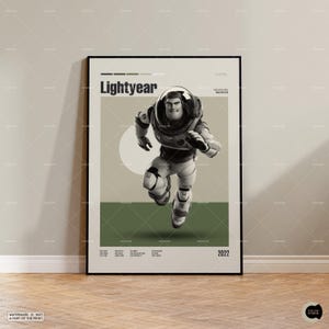 Lightyear, Poster di film retrò, Midcentury Modern, Poster di programmi TV retrò, Arte cinematografica minimalista, I migliori film di tutti i tempi, Poster di film personalizzato