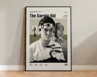 Cobra Kai Daniel LaRusso 1984 Retro Trading Card - Funny Parody Art ACEO Collectible
