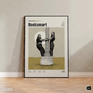 BookSmart, Retro Filmplakat, Midcentury Modern, Retro Tv-Serie Poster, Minimale Filmkunst, Die besten Filme aller Zeiten, Benutzerdefiniertes Filmplakat