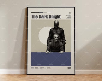 Vintage Inspired Movie Print, Retro Movie Poster, Midcentury Modern, Retro TV Show Poster, Minimal Movie Art, Custom Movie Poster