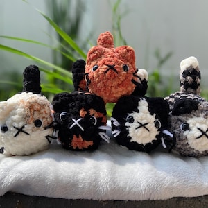 Mini Loaf Cats | Crochet Loaf Cat | Cat Plushie | Crochet Kitten | Gift For Cat Lovers | Made To Order
