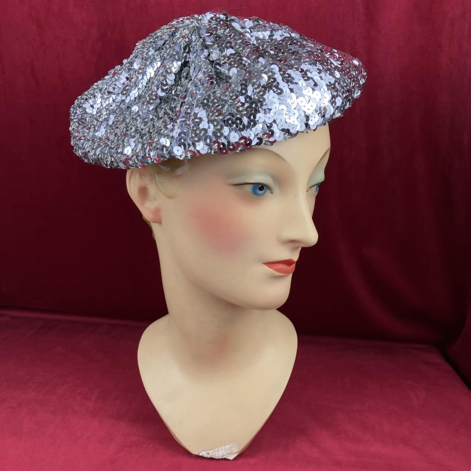 70s Sequin Beret - Etsy display picture 1