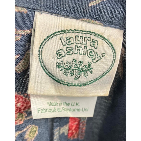 US 12 Vintage 90s does 30s Laura Ashley Floral Dr… - image 6