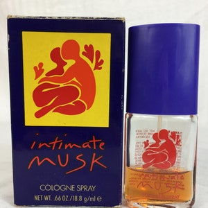 Revlon Vintage Intimate Musk Cologne .66 Oz 1980s Partial Etsy India
