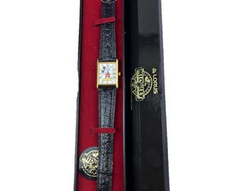 Mickey Mouse Tank Watch By Lorus In Box