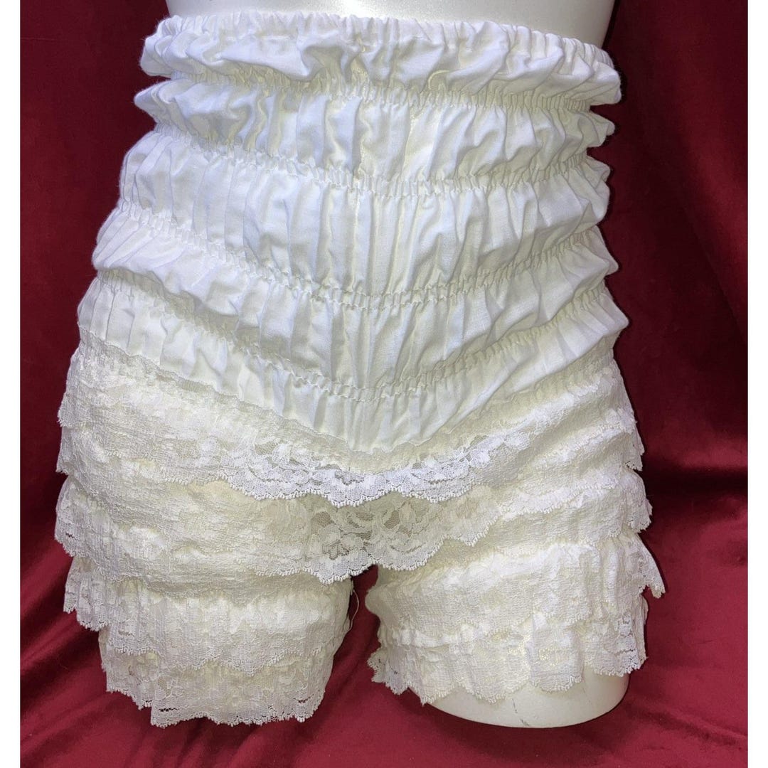 Canning Ruffles S Vintage 50s 60s Fashion Magic by Genie Can Can Ruffle Bloomers - Etsy