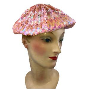 70s Sequin Beret - Etsy display picture 2