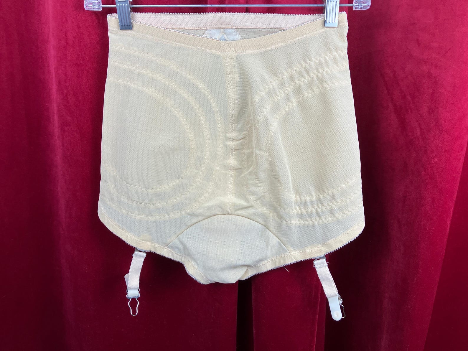XXL Rago Attached Garters Corset Girdle Granny Panty Brief Vintage Pin ...