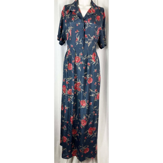 US 12 Vintage 90s does 30s Laura Ashley Floral Dr… - image 2