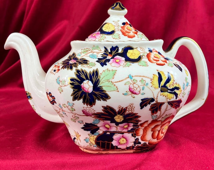 Red Cliff Heirloom Ironstone Coffeepot or Teapot With Lid Etsy