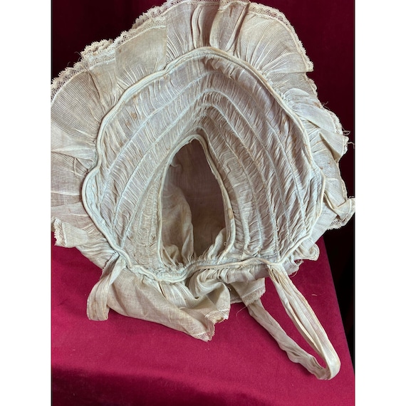 RARE Regency Day Bonnet C 1820s Early 19th C Anti… - image 4