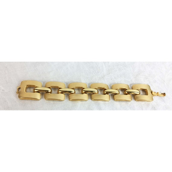 Vintage Hobe Gold Tone Chunky Chain Link Bracelet