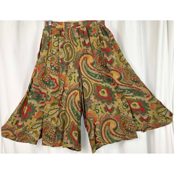 Vintage Late 70s Chloe Lagerfeld Silk Paisley Pri… - image 3