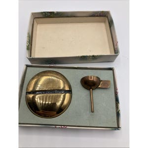 NOS Vintage 30s 40s Mary Dunhill perfume bottle plus funnel set w Box