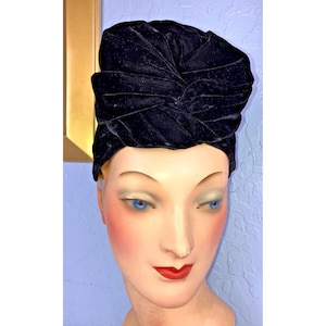 Vintage Cocktail Turban - Etsy display picture 2