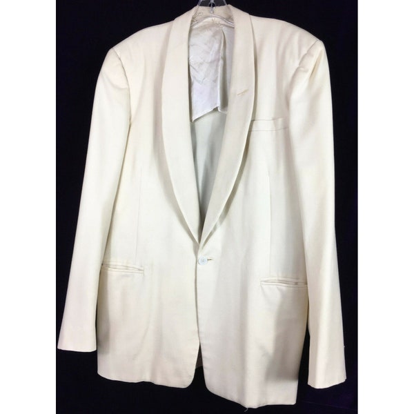 White Dinner Jacket - Etsy