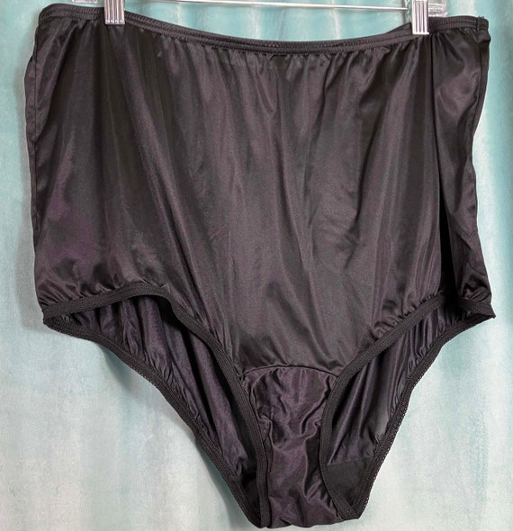 Womens 7 Simply Basic Nylon Brief Fancy Fuchsia Underwear Panties Sissy  Panty