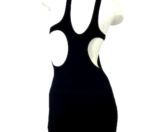 EXC WEARABLE 30s Wool Knit Bathing Suit Women’s Black 1930s