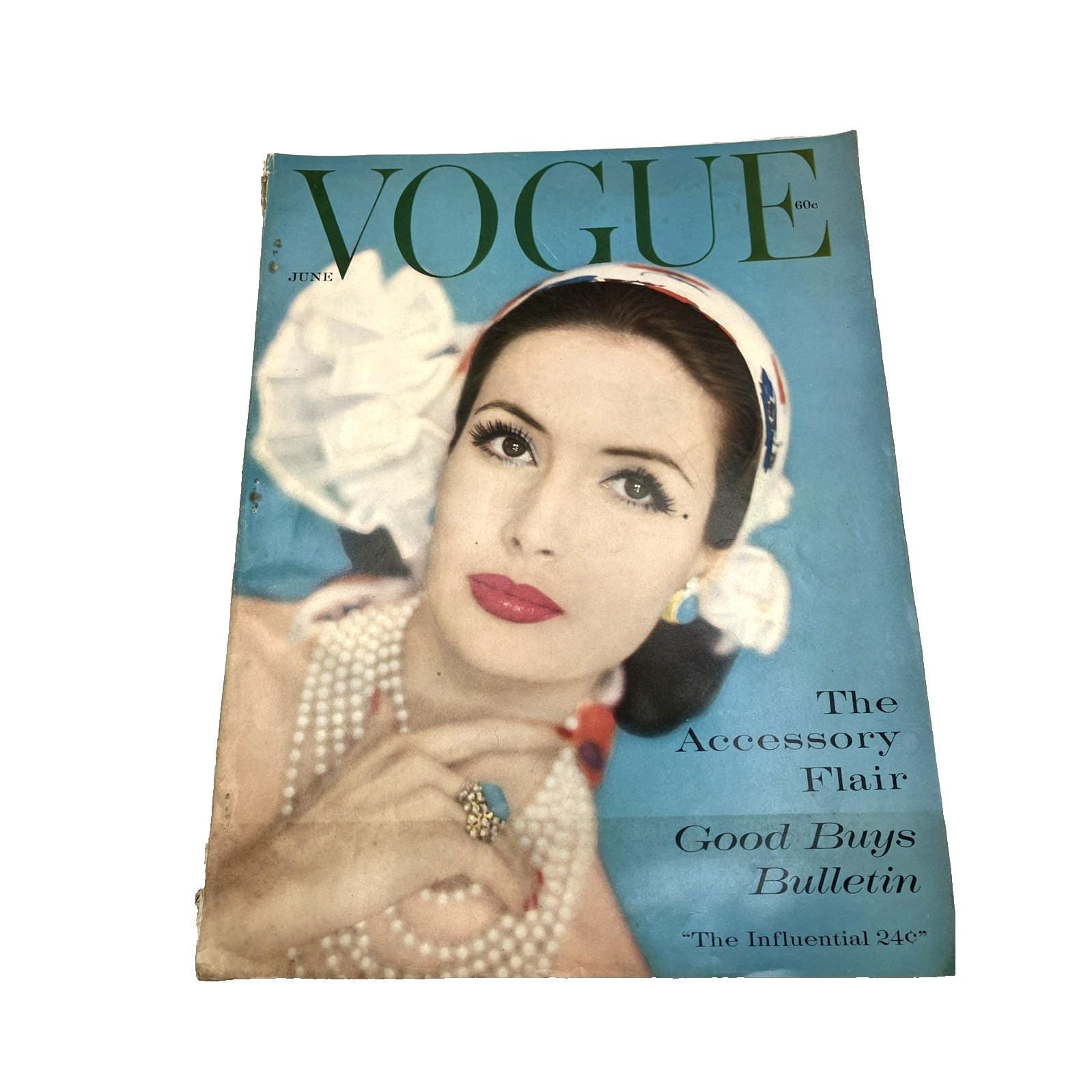 June 1959 Vogue Magazine Summer Fashion Cars - Etsy