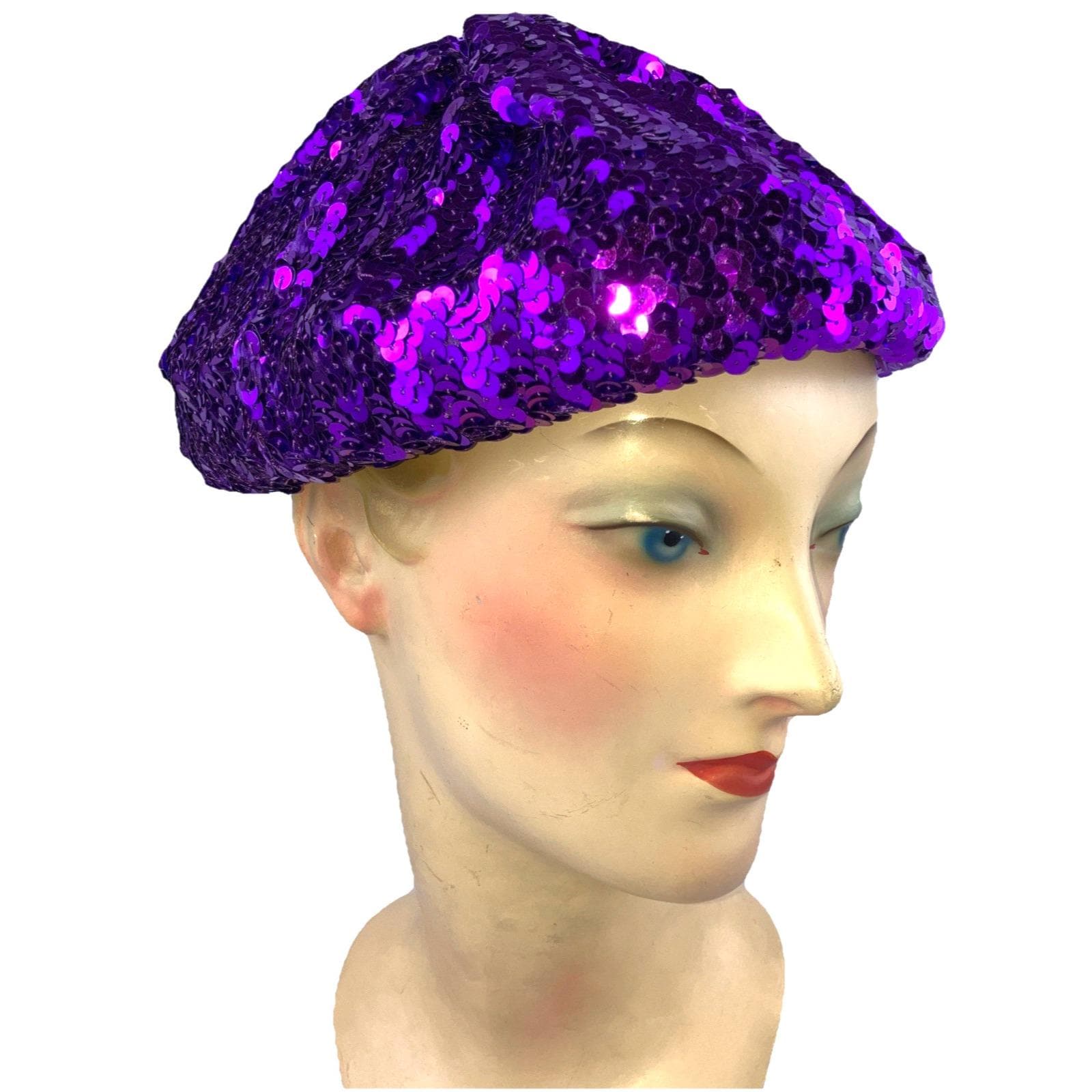 70s Sequin Beret - Etsy display picture 2