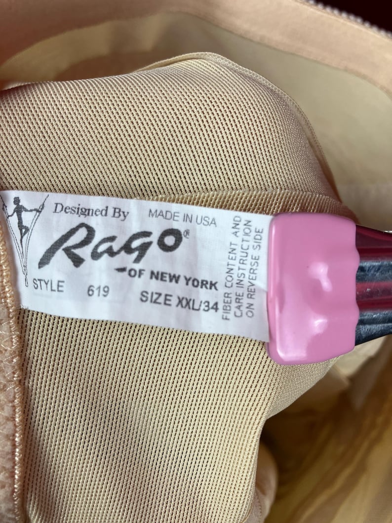 619 Rago XXL Rago Attached Garters Corset Girdle Granny Panty Brief Vintage Pin ...