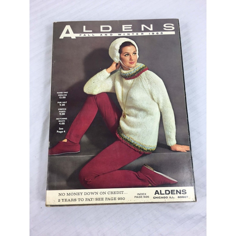 ALDENS Catalog Fall Winter 1965 Fashion Mens Womens Wrangler Lee Jeans