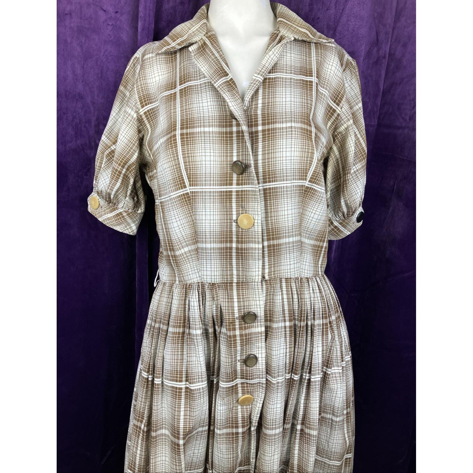 50s Farm Dress - Etsy