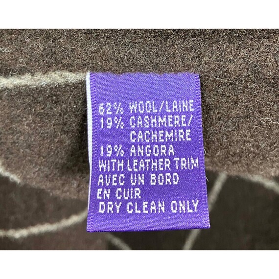 12 Vint 90s Ralph Lauren Collection Wool Angora C… - image 5