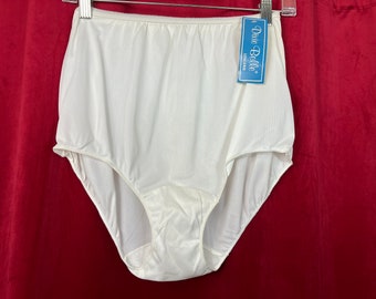 Sz 7  NWT 26-40 Waist Dixie Belle Nylon Acetate Panty Granny Pin Up Sissy