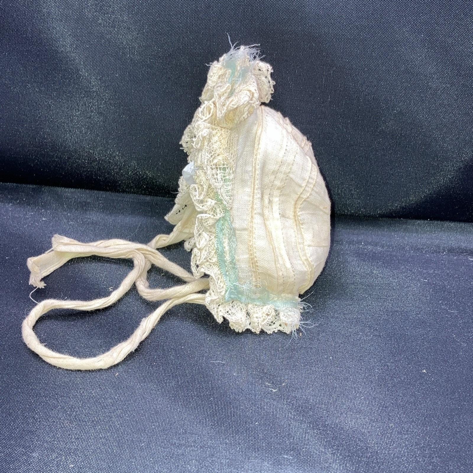 Antique Victorian C 1880s Handmade Doll Bonnet Cotton - Etsy