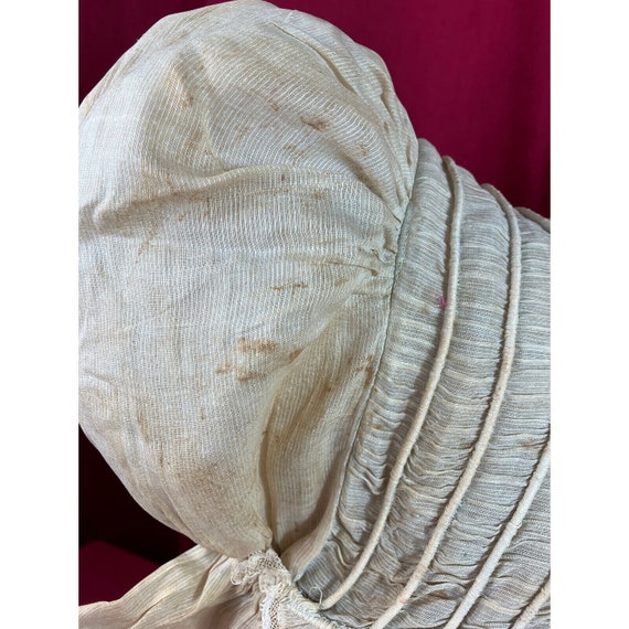 RARE Regency Day Bonnet C 1820s Early 19th C Anti… - image 7